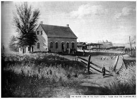 Peter Madsen's Home by Provo River